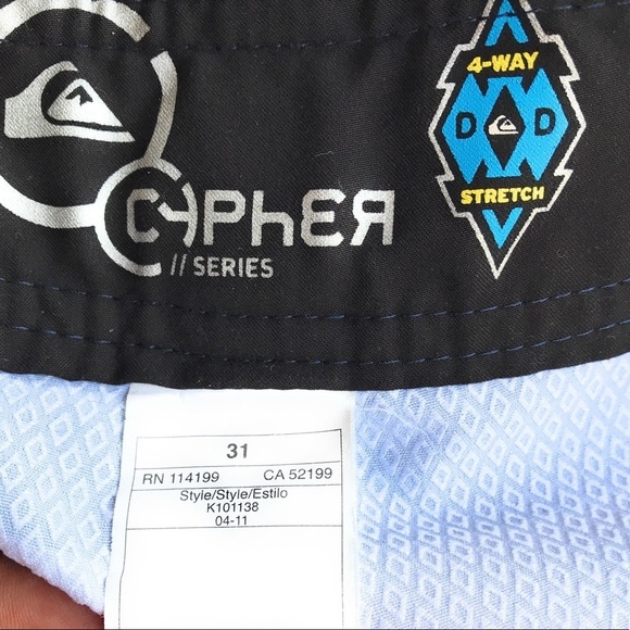 Quiksilver Cypher Series 4 Way Stretch Board Short - Picture 7 of 8